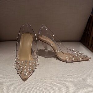 Cult Gaia Pearl Shoes Size 7